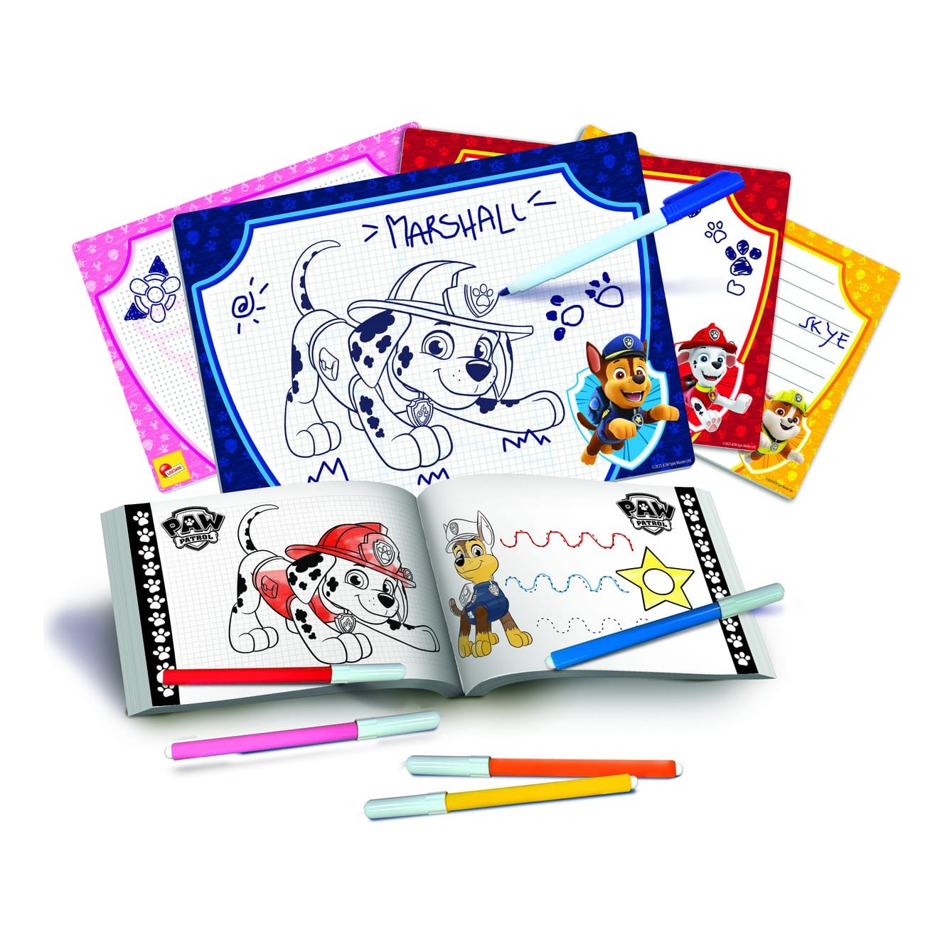 Lisciani Paw Patrol Drawing School - Learn Step by Step Drawings of Paw Patrol Characters With Progressive Difficulty