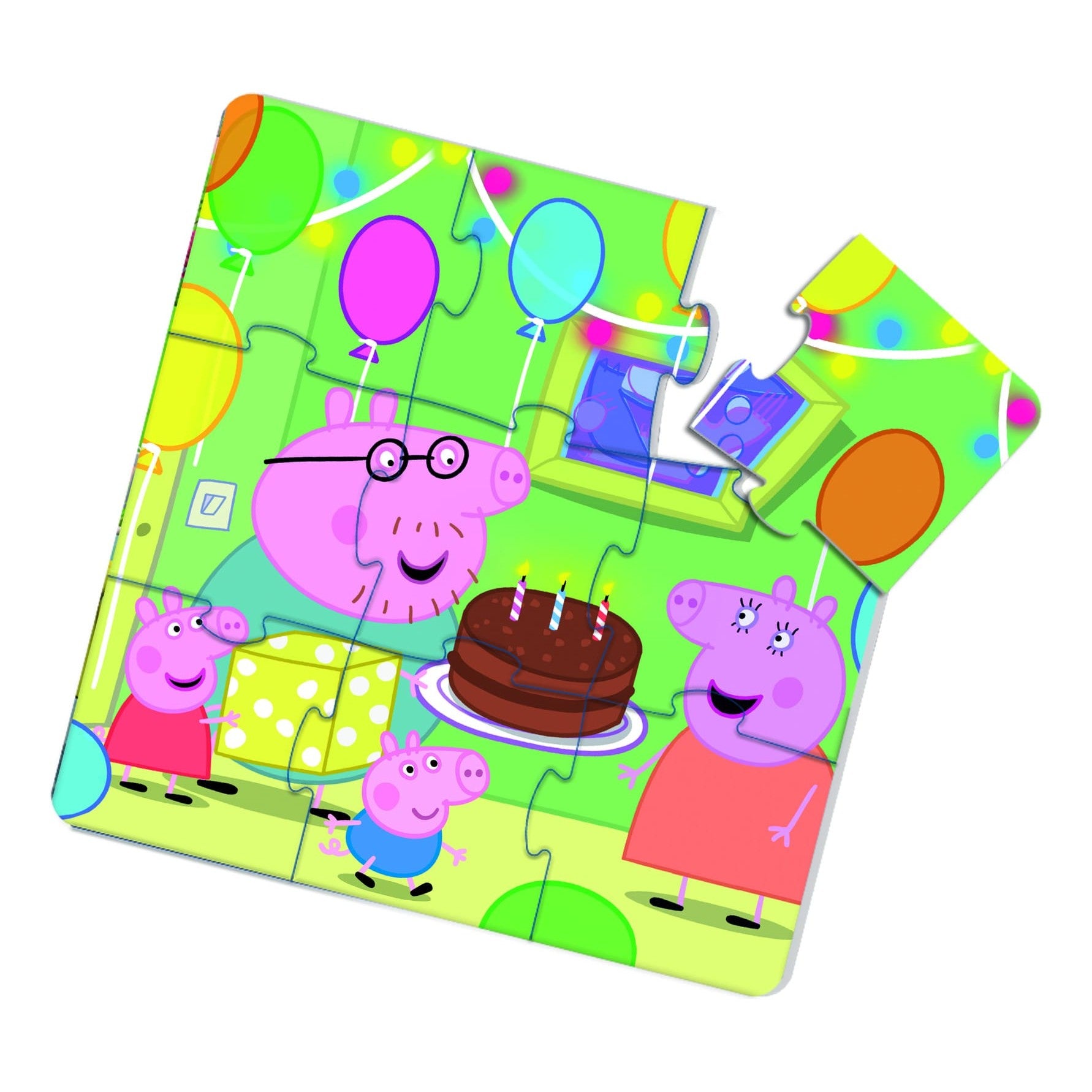 Lisciani Peppa Pig Edu Games - Interlocking Self-Correcting Activities That Build Logic Memory And Imagination 8008324086429