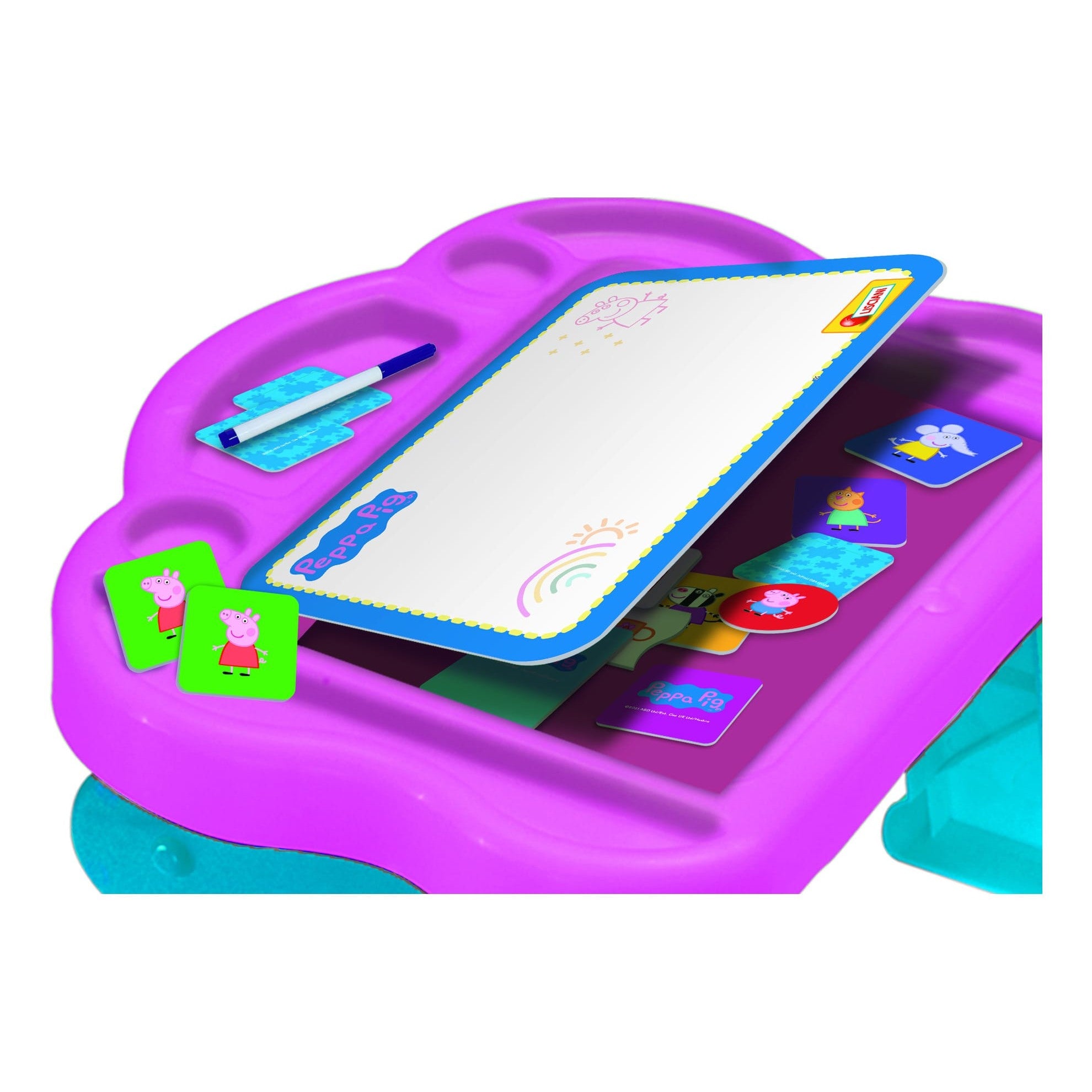 Lisciani Peppa Pig Super Desk Edu Games - Engaging Desk Table With More Than 10 Educational Games 8008324089208