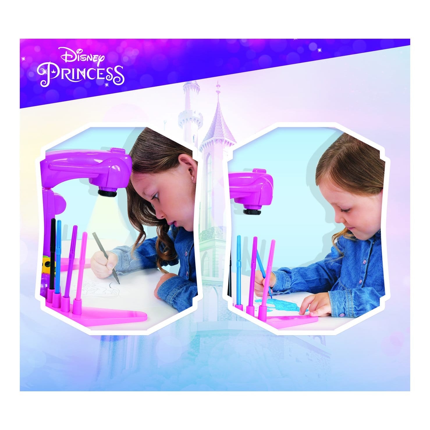 Lisciani Princess Drawing Projector - Learn to Trace and Color Your Favorite Princesses With LED Projection