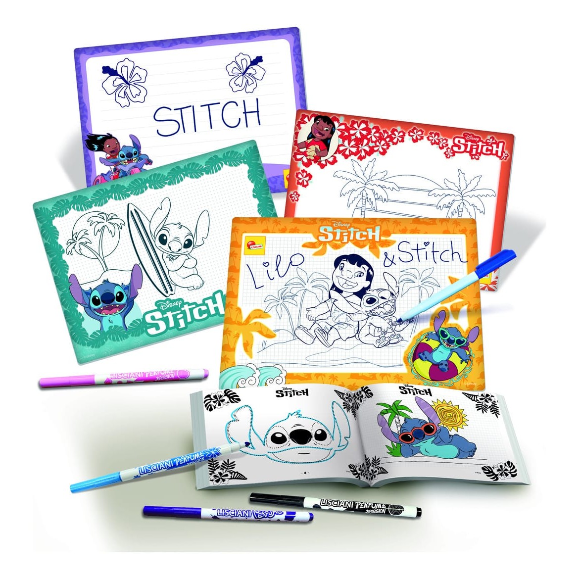 Lisciani Stitch Drawing School - Learn To Draw With Progressive Step By Step Guides And Colorful Illustrations