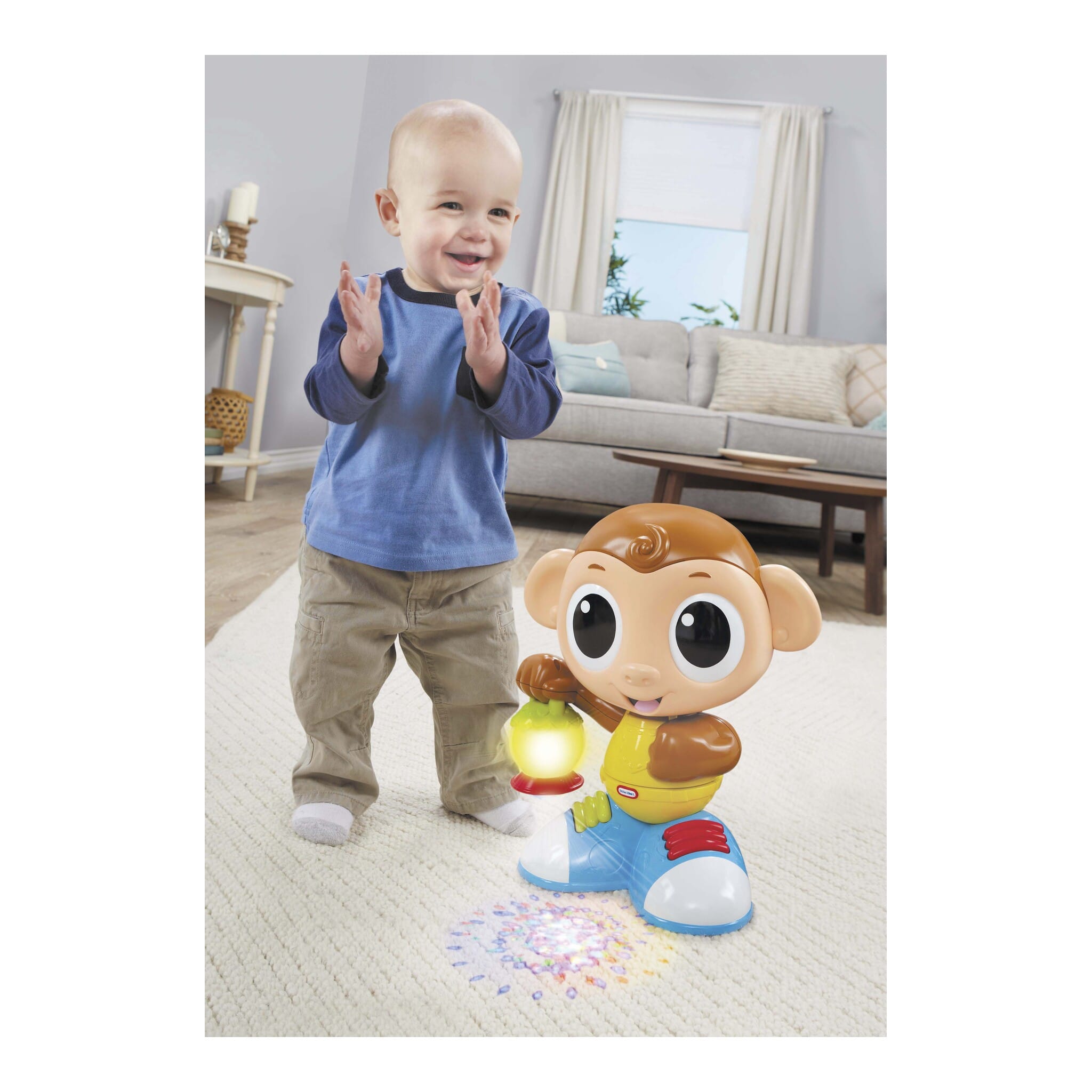 Little Tikes Movin' Lights Monkey Interactive Light and Sound Toy