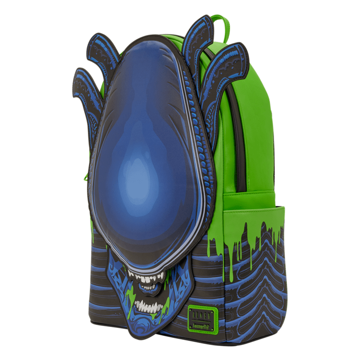 Loungefly - Alien TCS Full Size Backpack Allover Print Zip Front Pocket Adjustable Straps 671803563599