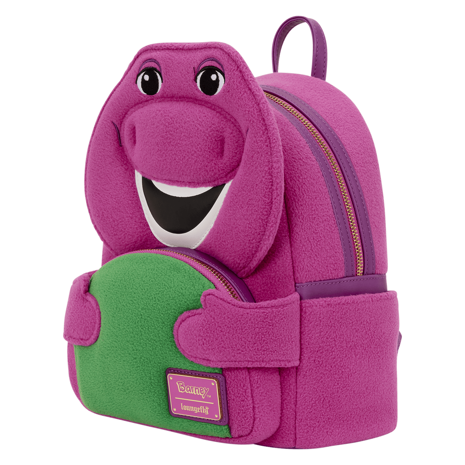 Loungefly - Barney Dinosaur Theme Mini Backpack Officially Licensed Collectible For Kids