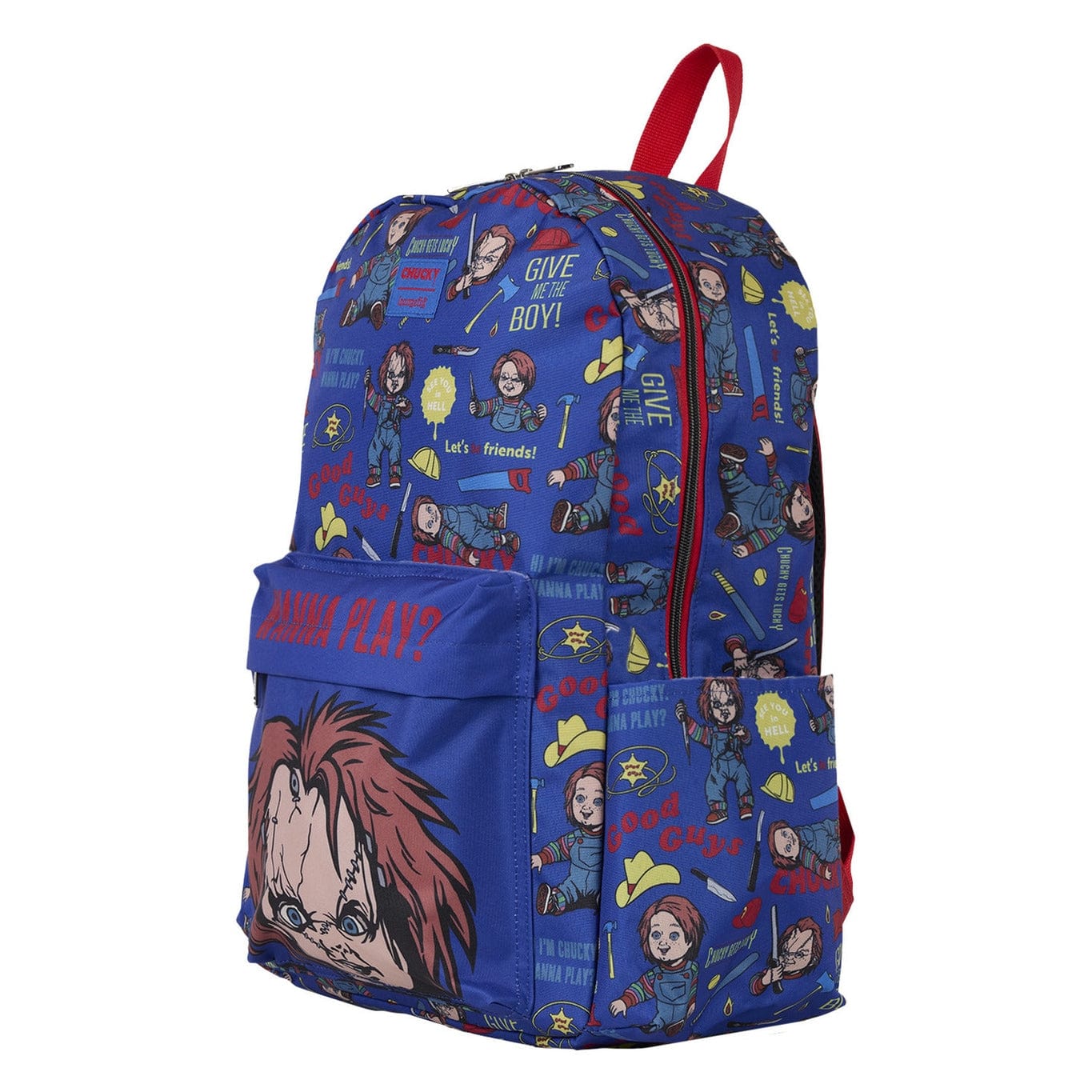 Loungefly - Chucky Good Guys AOP Nylon Backpack Licensed Horror Accessory For Fans