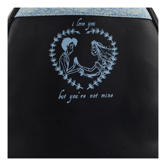 Loungefly - Corpse Bride Emily Bouquet Mini Backpack With Floral Petal Design And Embellishments 671803425897