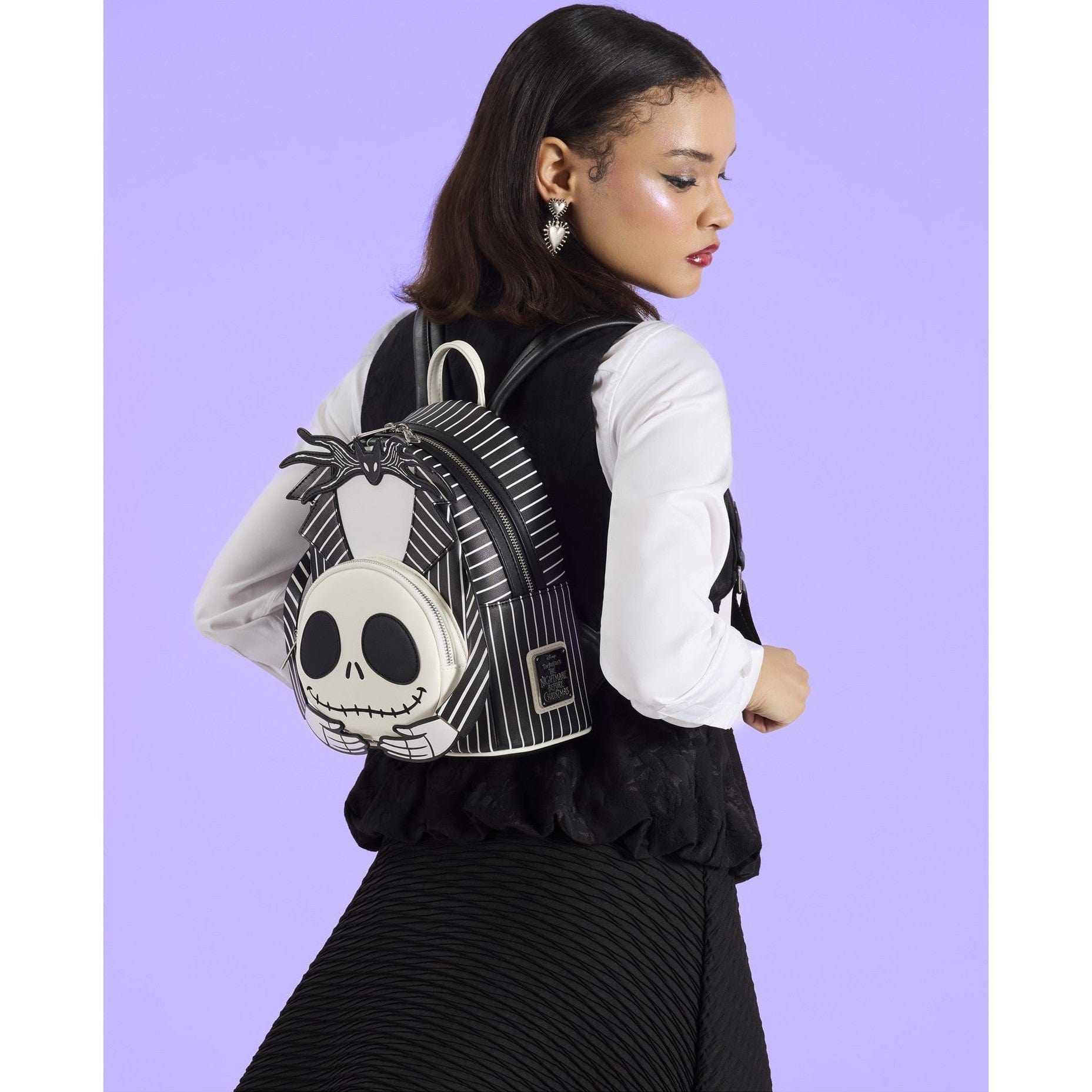 Loungefly - Disney Nightmare Before Christmas Jack Skellington Front Side Backpack