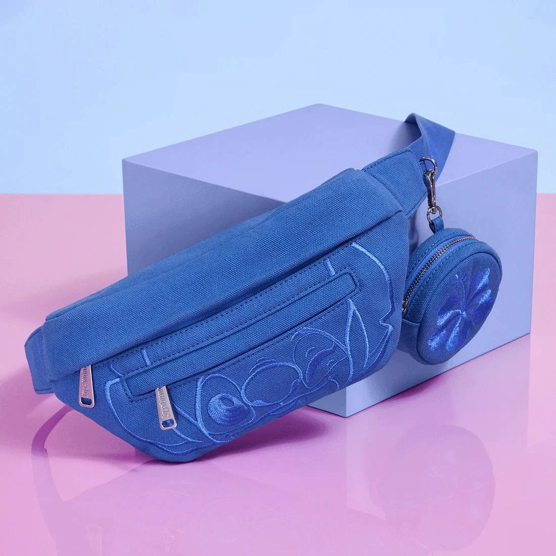 Loungefly – Disney Stitch Belt Bag with Reversible Coin Pocket