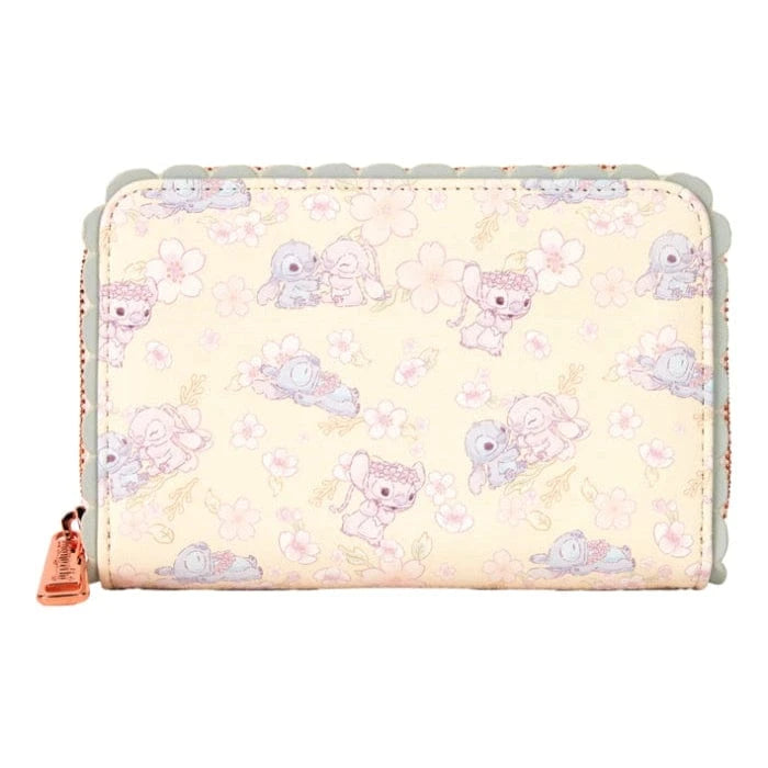 Loungefly – Disney Stitch Cherry Bloss Wallet with Zip