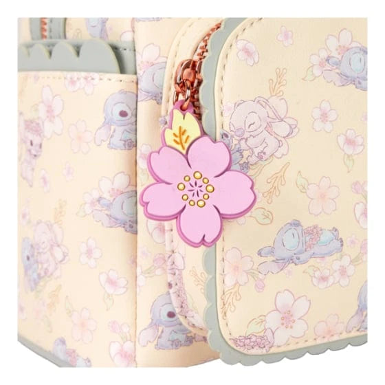 Loungefly – Disney Stitch Cherry Blossom Mini Backpack 671803539853