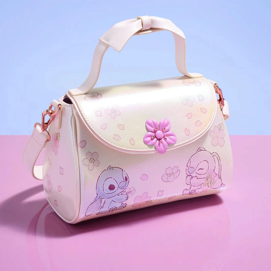 Loungefly – Disney Stitch Crossbody Bag with Bow Handle