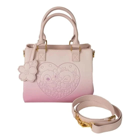 Loungefly – Disney Stitch Crossbody Bag with Embossed Hearts