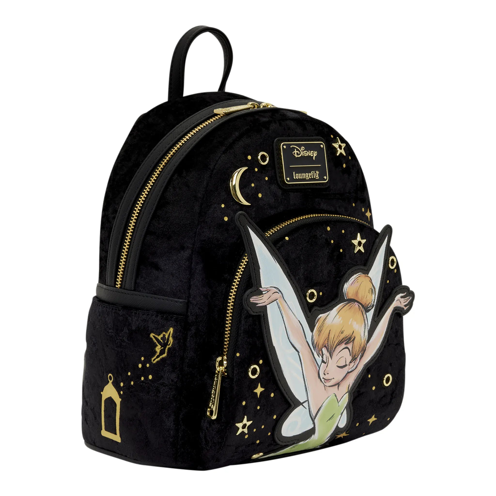 Loungefly - Disney Tinker Bell Pixie Dust Velvet Mini Backpack