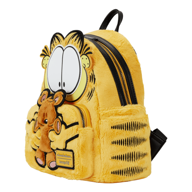 Loungefly - Garfield And Pooky Mini Backpack Featuring Iconic Orange Cat And His Plush Bear Collectible Bag