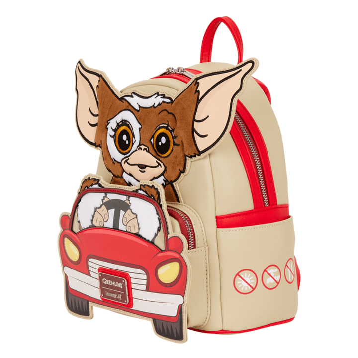 Loungefly - Gremlins Gizmo Mini Backpack With Embroidered Gizmo Zip Pocket Adjustable Straps Collectible 671803560468