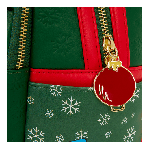 Loungefly - Grinch Holiday Mini Backpack Licensed Character Accessory For Collectors 671803563650
