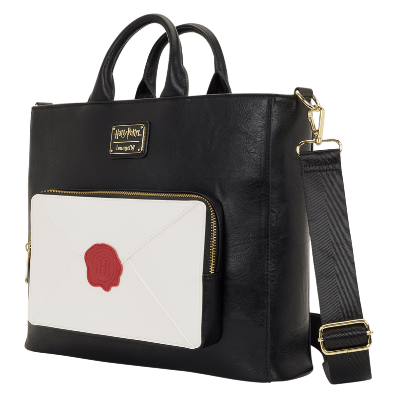 Loungefly - Harry Potter Hogwarts Letter Convertible Backpack & Tote Crossbody Bag 671803579965