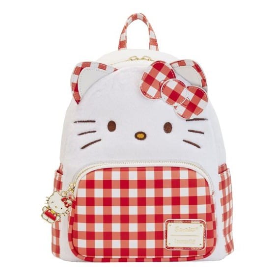Loungefly – Hello Kitty Gingham Mini Backpack