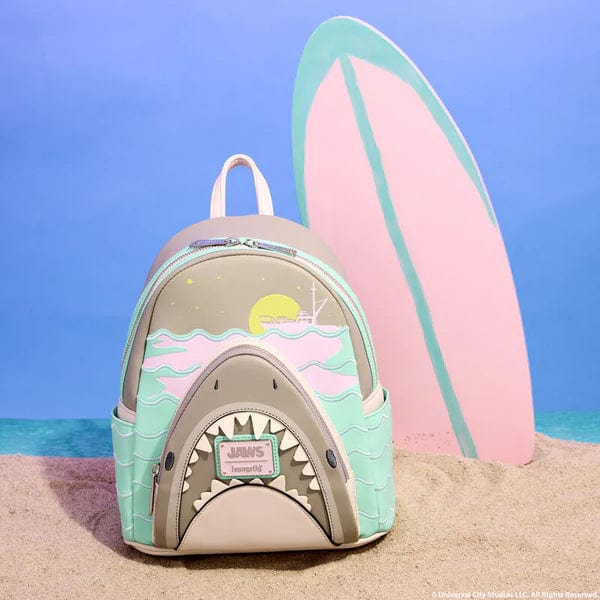 Loungefly – Jaws Movie Licence Mini Backpack with Appliqué 671803517165