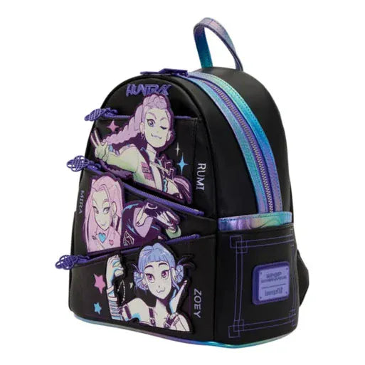 Loungefly - K-Pop Demon Hunters Huntrix Mini Backpack 671803588974