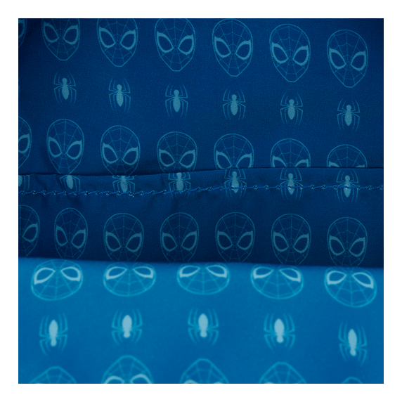 Loungefly - Marvel Spider-Man Web Slinging Mini Backpack With Front Web Motif And Side Pockets