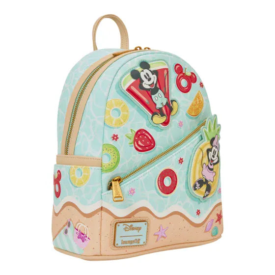 Loungefly - Mickey & Minnie Beach Fun Mini Backpack 671803583177