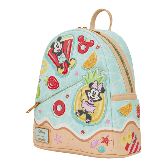 Loungefly - Mickey & Minnie Beach Fun Mini Backpack 671803583177