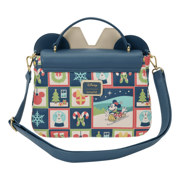 Loungefly - Mickey & Minnie Holiday Crossbody Bag