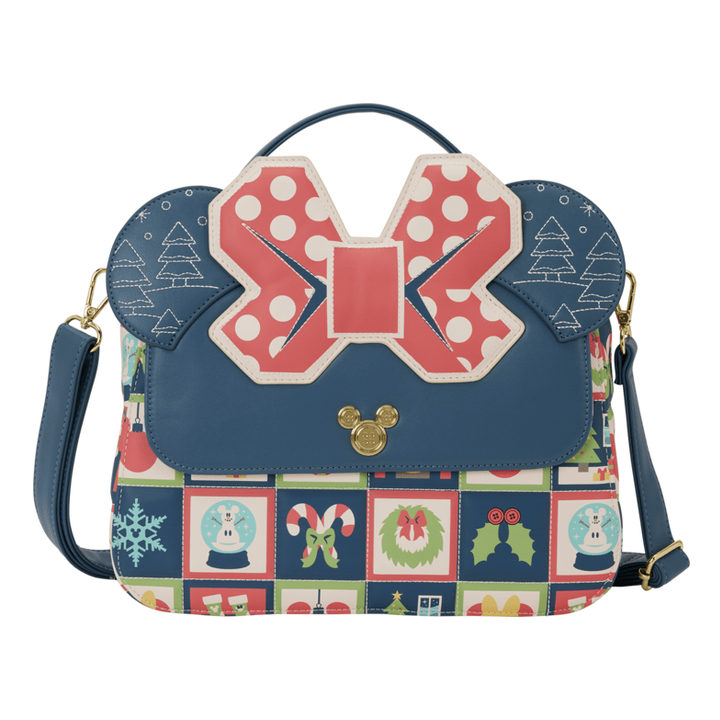 Loungefly - Mickey & Minnie Holiday Crossbody Bag