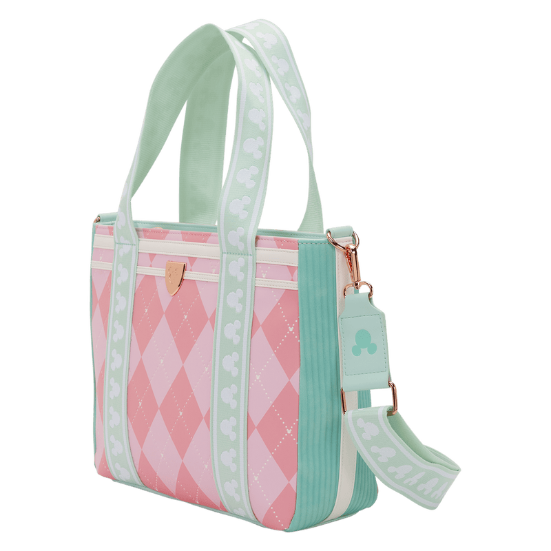 Loungefly - Mickey Mouse Tennis Tote Crossbody Bag with Coin Bag 671803581777