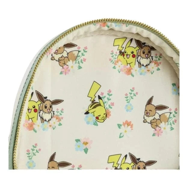 Loungefly – Mini Backpack – Pokemon – Pikachu And Eevee Floral 671803507845