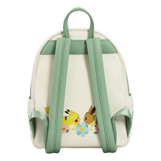 Loungefly – Mini Backpack – Pokemon – Pikachu And Eevee Floral 671803507845