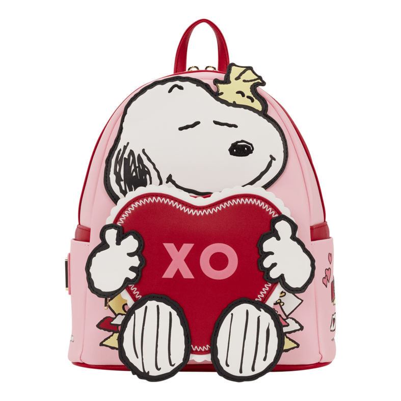 Loungefly - Peanuts Snoopy XO Mini Backpack Licensed Cartoon Character Accessory For Fans And Collectors