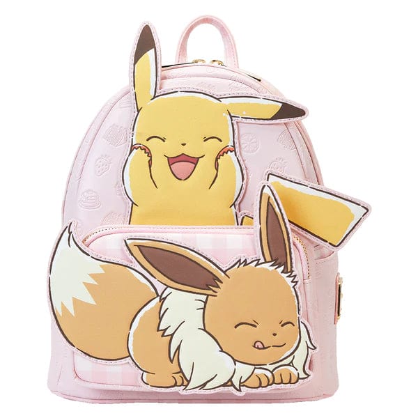 Loungefly – Pokémon Mini Backpack Pikachu and Eevee Print 671803534766