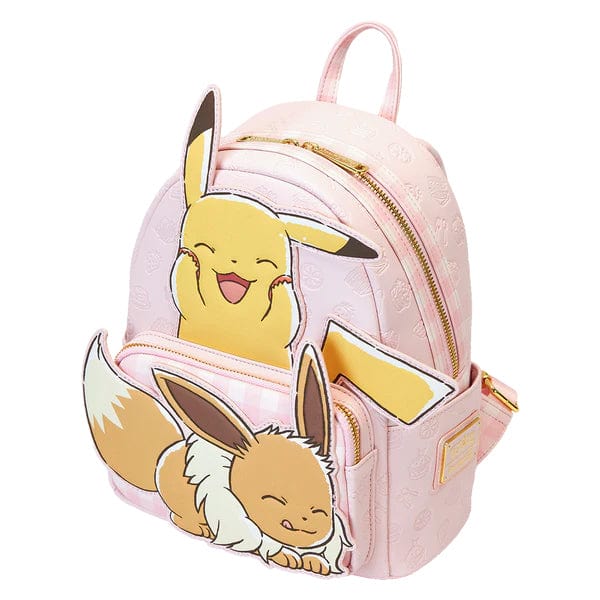 Loungefly – Pokémon Mini Backpack Pikachu and Eevee Print 671803534766