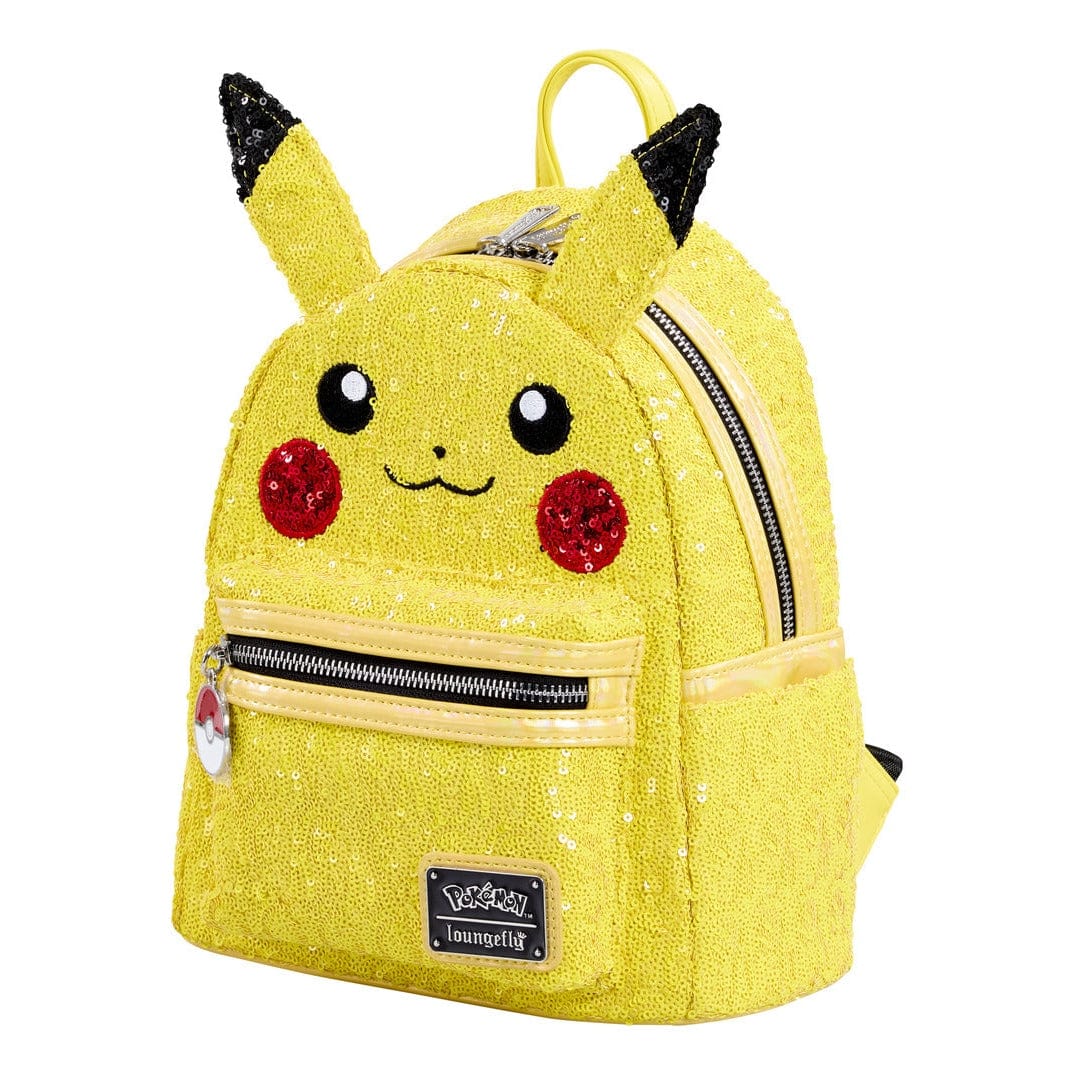 Loungefly – Pokémon Mini Backpack with Sequin Pikachu Design
