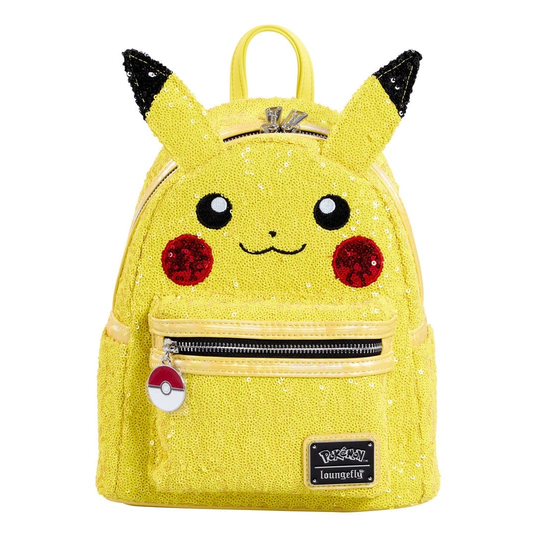 Loungefly – Pokémon Mini Backpack with Sequin Pikachu Design