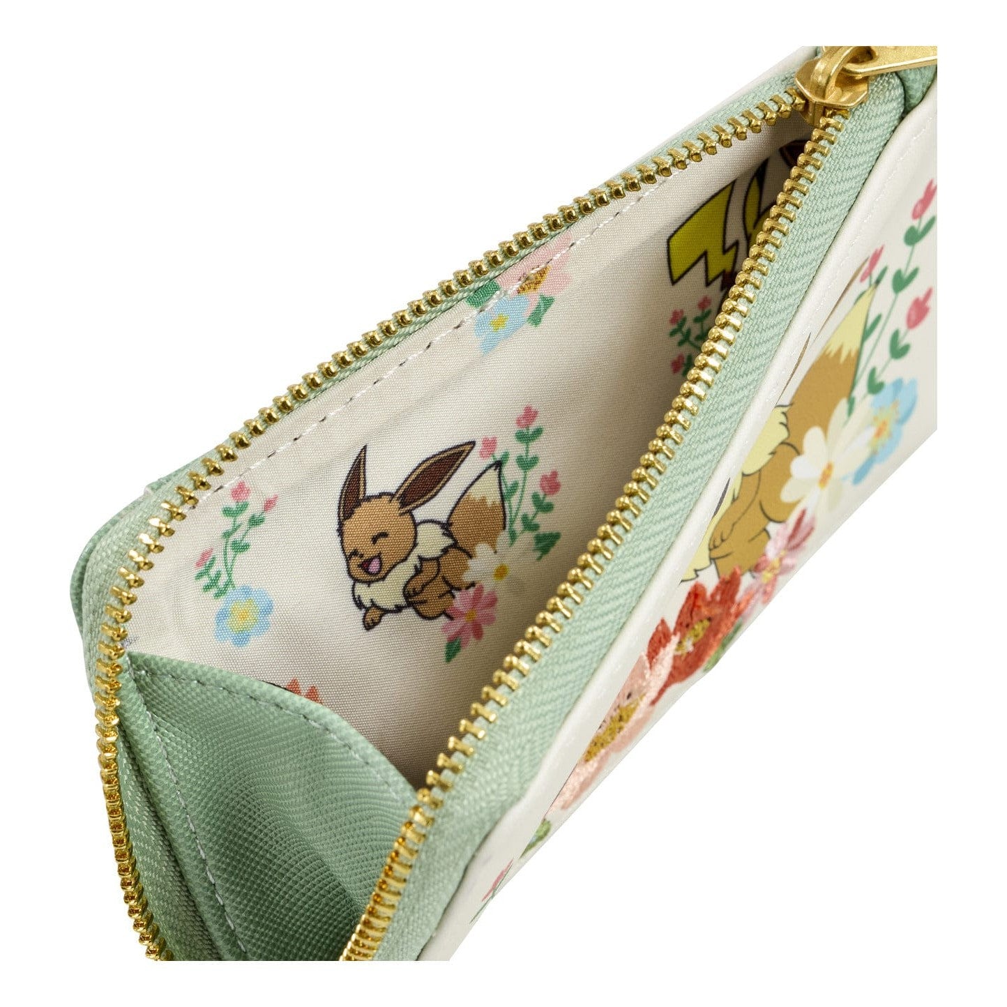 Loungefly - Pokemon Pikachu And Eevee Floral Wallet With Blossoming Pattern And Card Slots 671803507852