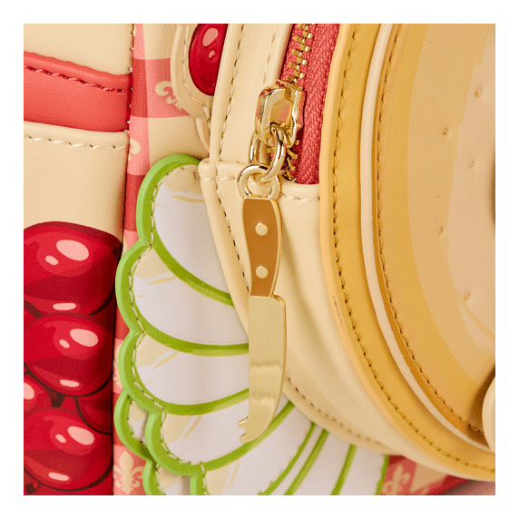 Loungefly - Ratatouille Mini Backpack With Remy Artwork And Allover Pattern Zippered Main Compartment