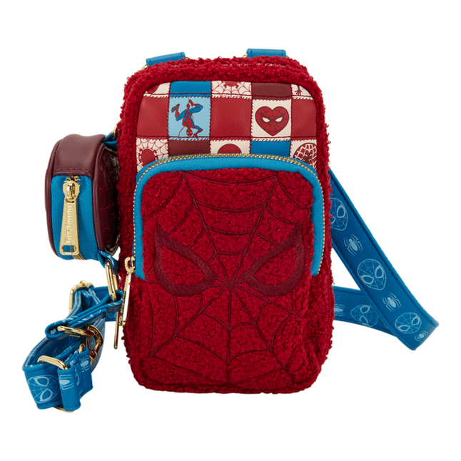 Loungefly - Spider-Man Phone Crossbody Bag With Coin Bag Marvel Licensed Retro Style Collectible Accessory