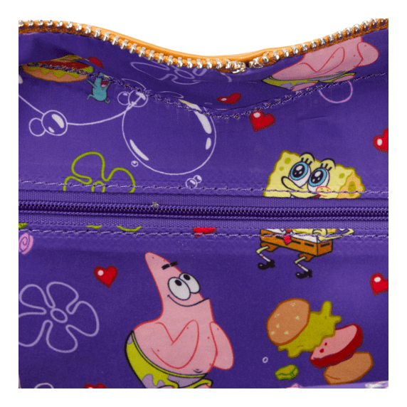 Loungefly - Spongebob Krabby Patty Plush Cbody Bag 671803534803