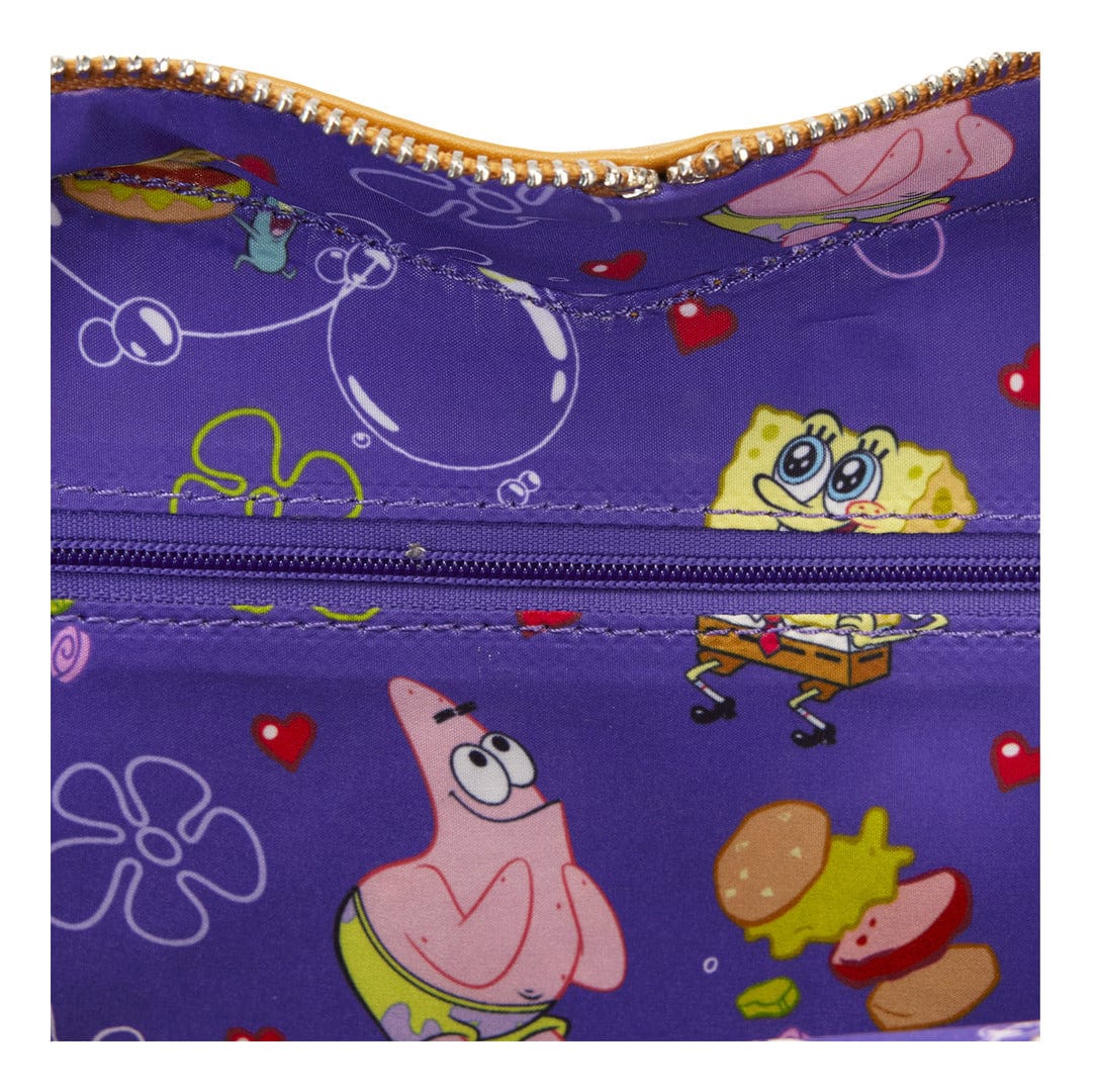 Loungefly - Spongebob Krabby Patty Plush Cbody Bag 671803534803