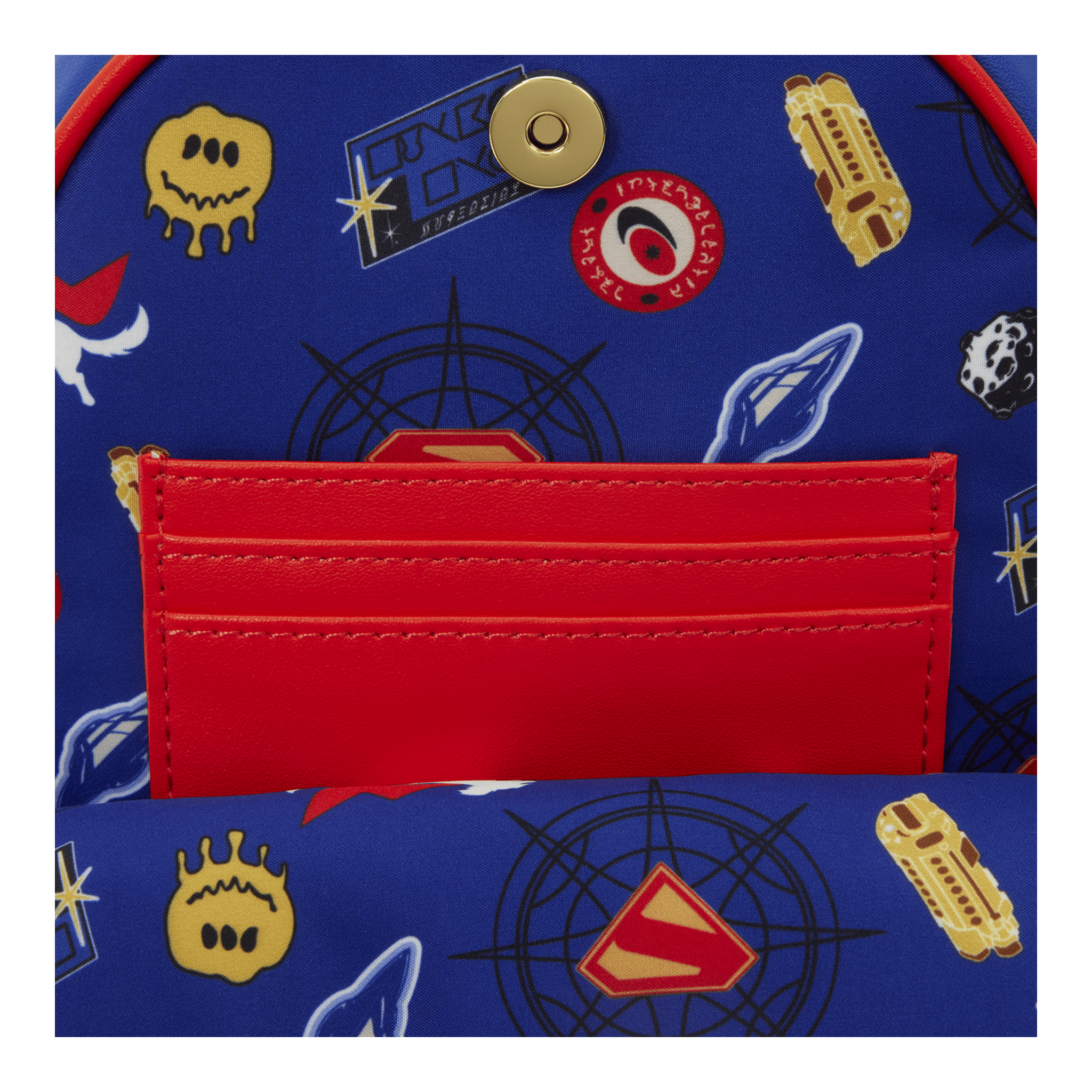 Loungefly Supergirl Krypto Sling Crossbody Bag with Detachable Coin Bag 671803584235