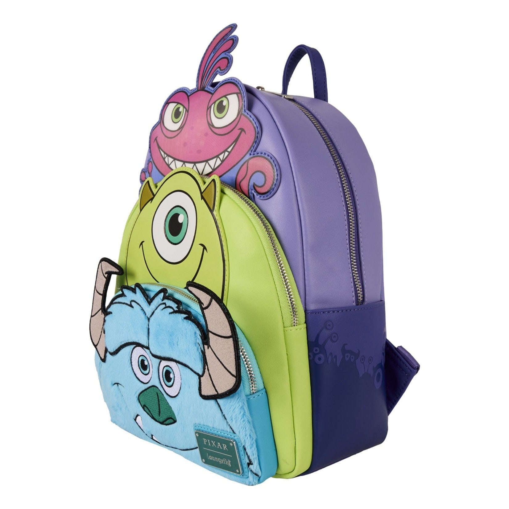 Loungefly – Triple Pocket Backpack – Disney – Monsters Inc
