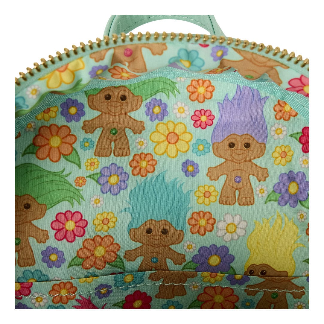 Loungefly - Trolls Mini Backpack Classic Design Featuring Colorful Hair Troll Theme