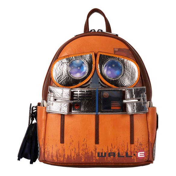 Loungefly - Wall-E Disney Pixar Mini Backpack With Front Zipper Pocket And Adjustable Straps