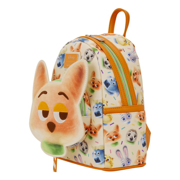 Loungefly - Zootopia 2 Mini Backpack Disney Licensed Allover Character Art With Adjustable Straps