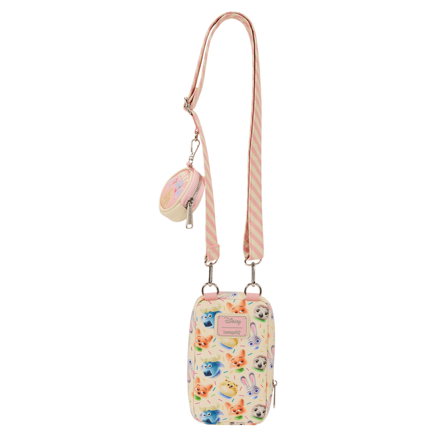 Loungefly - Zootopia 2 Phone Crossbody With Coin Bag Wallet Pouch Disney Licensed Collectible