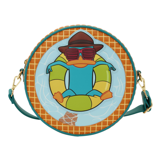Phineas & Ferb Perry the Platypus Pool Crossbody Bag - Loungefly