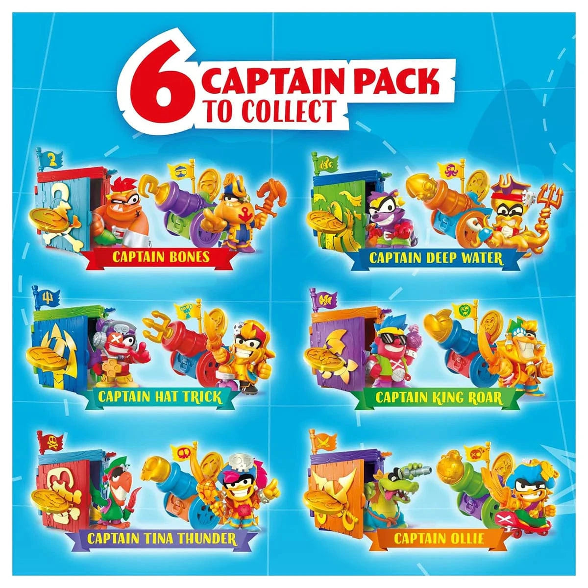 Piratix Adventure World Golden Treasure Series Captain Pack - Captain Ollie